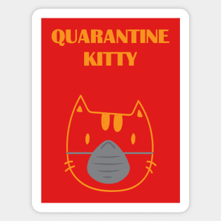 Quarantine Kitty Sticker